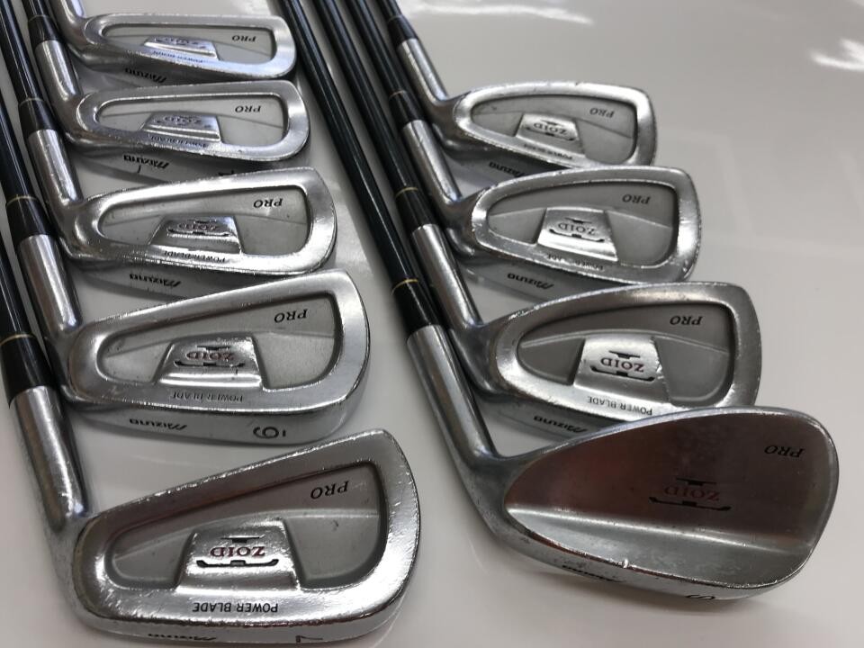 Mizuno T-ZOID PRO Iron Set 9pcs 3-PW, SW T-ZOID KV Plus Flex