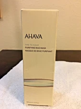 AHAVA Dead Sea Time to Clear Purifying Face Mud Mask Minerals 100 ml, 3.4 fl. oz