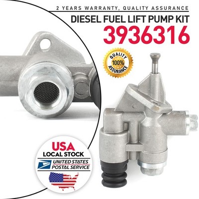 HIGH PERFORMANCE For DCEC Cummins Fuel Lift Pump 94-98 12V Valve 5.9 / 600+ RWHP