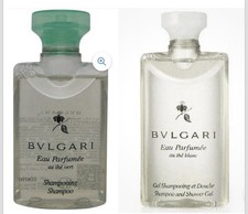 Bvlgari Green Tea Shampoo  White Tea Shower Gel 2.5oz