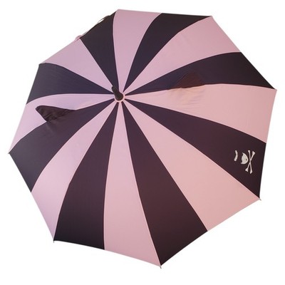 Emily The Strange Pink Black Stripe Kitty Cat Ear Umbrella Girly Gothic