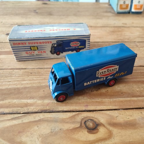 Dinky Toys - A boxed Dinky Supertoy 918 Guy Van Ever Ready together with a boxed Foden 14-Ton Tank