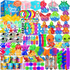 Party Favors for Kids 8-12 4-8, 240 Pack Fidget Toys for Adults, Christmas Stock