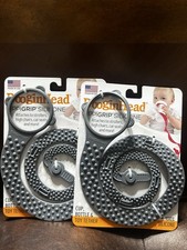 BooginHead Sippigrip Silicone Cup Bottle Toy Tether Gray, BRAND NEW Pair Of 2