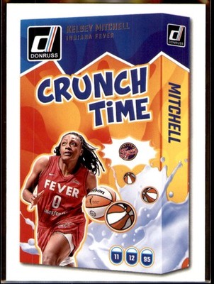 Kelsey Mitchell #6 2025 Donruss WNBA Crunch Time Press Proof