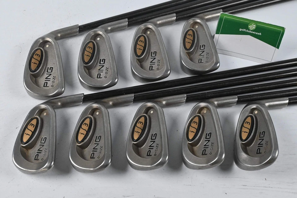 Ping i3 O-Size Irons / 3-PW+SW / White Dot / Regular Flex Ping 350 Series Shafts - Image 2 of 4