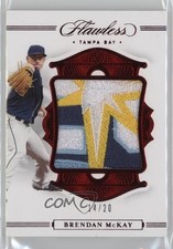 2020 Panini Flawless Patch Ruby 14/20 Brendan McKay #P-BM Patch 06bg