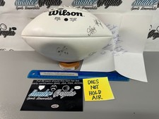 1998 PRO BOWL TEAM SIGNED AUTOGRAPHED FOOTBALL-JUNIOR SEAU MARSHALL FAULK-XG COA