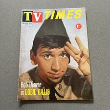 TV TIMES Magazine Bob Denver, Zina Bethune & Shirl Conway poster August 1964