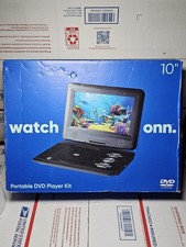 ONN Portable DVD/Media Player Kit 10in Screen That Swivels New