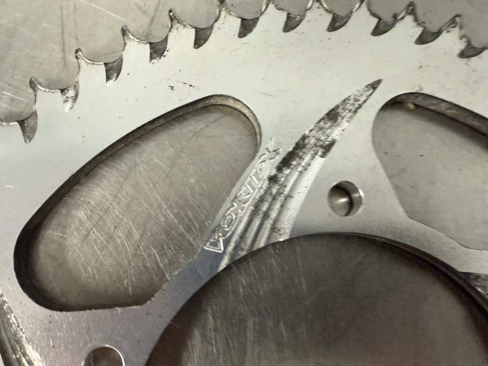 SUZUKI 2001-2010 GSXR600 VORTEX SILVER ALUMINUM 525 REAR SPROCKET 36-54 TOOTH - Image 4 of 4