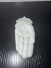Vintage AVON White Milk Glass Hand Shaped Trinket, Ring Or Small Soap Dish