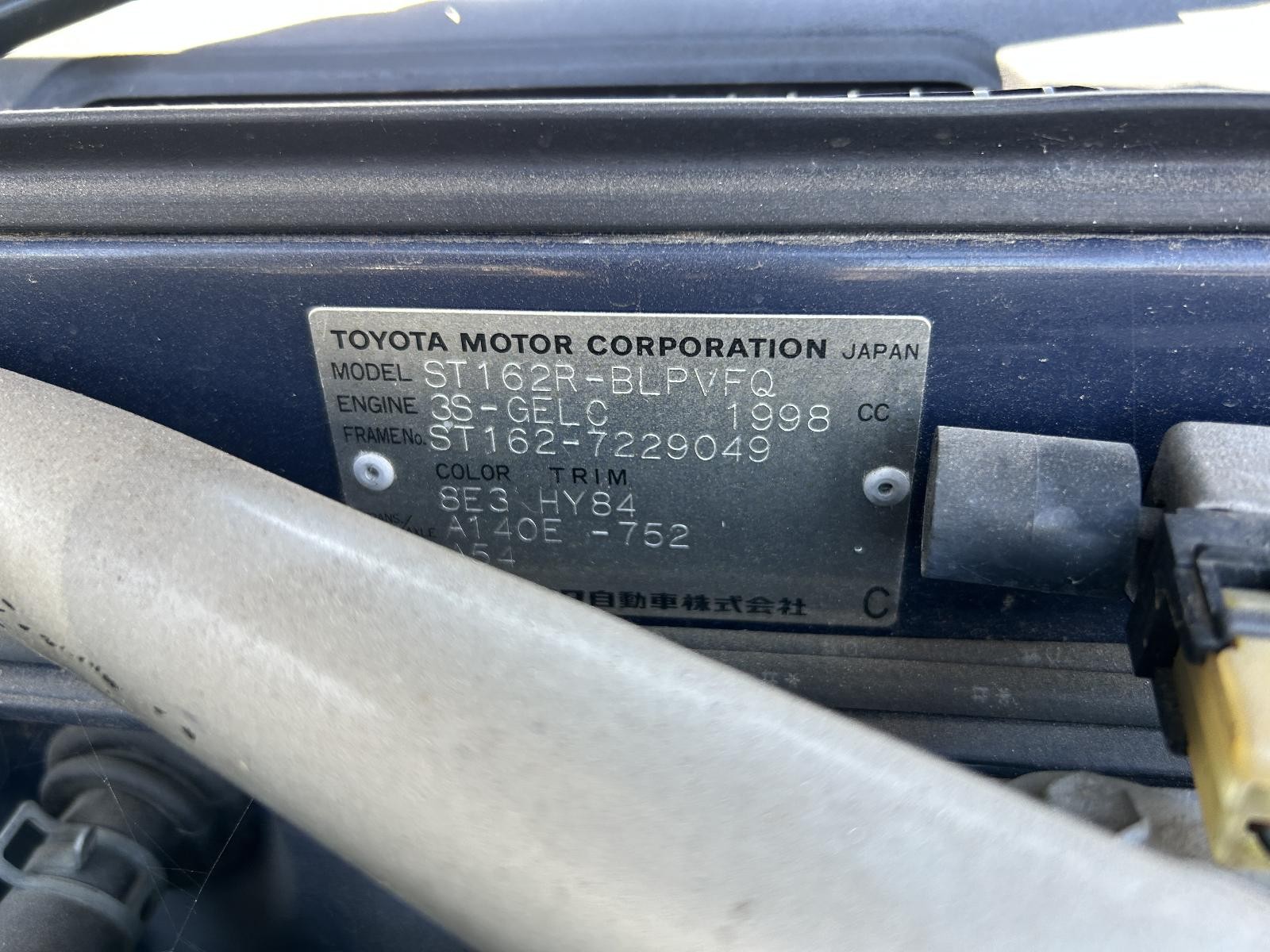 Toyota Celica Automatic Transmission 2.0L Petrol 3SGE ST162 11/85-12/89 - thumbnail 9