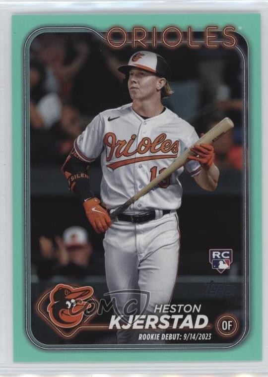 2024 Topps Update Rookie Debut Aqua Heston Kjerstad #US86 1u6