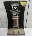 New WoodWick Fireside Auto Reeds Starter Kit Hanging Air Freshener YCC