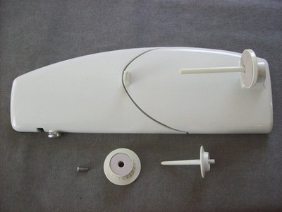 Singer 600E Sewing Machine Top Cover with Twin Needle Spool Pin & Misc. Parts