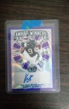 2022 Leaf Metal Draft Award Winners Auto Kenneth Walker III  Purple Wave /20  RC