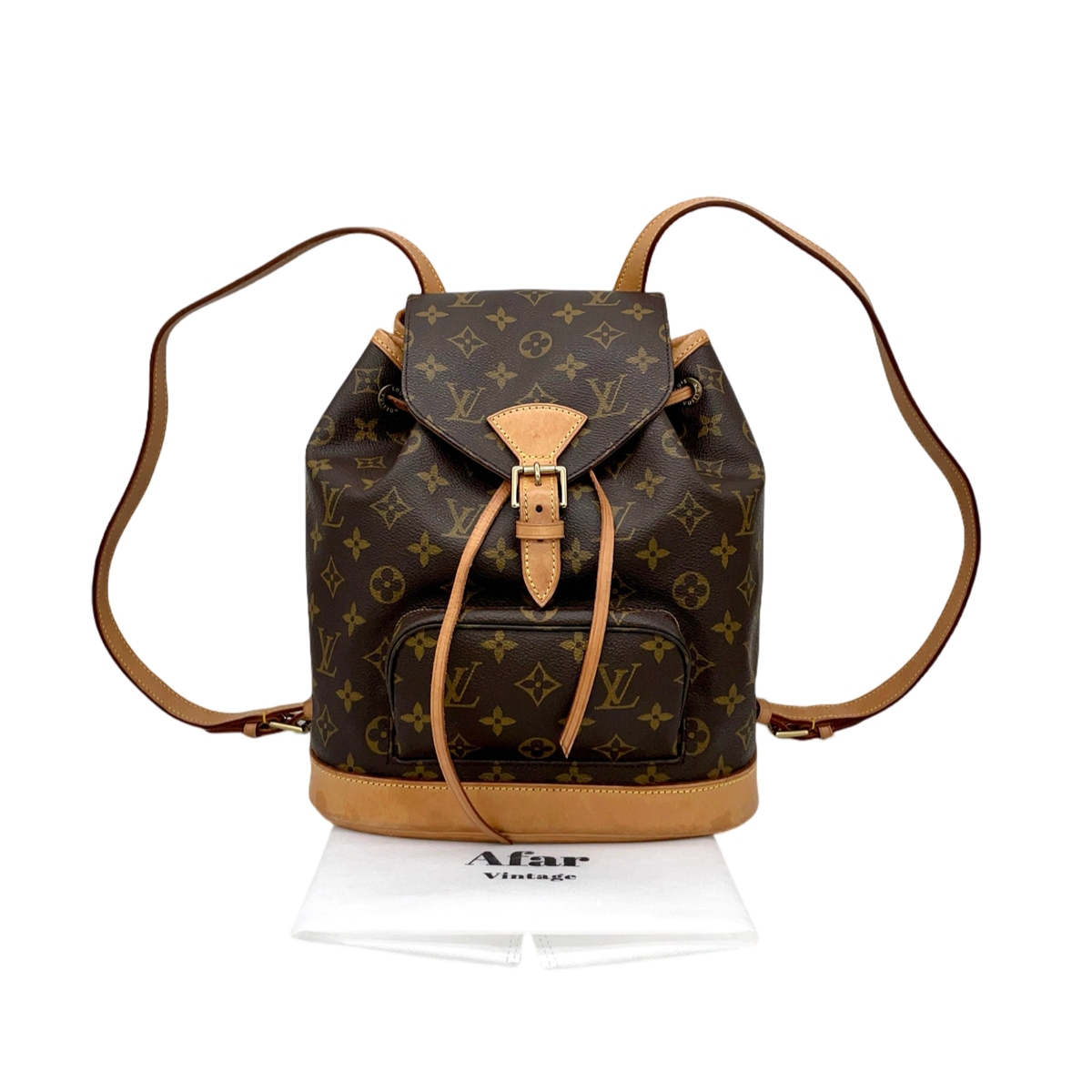 Auth LOUIS VUITTON Monogram Montsouris MM Backpack M51136  display picture 1