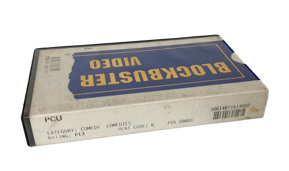 PCU VHS Blockbuster Video Clamshell Rental Rare 90s Jeremy Piven 1994 Comedy - Image 4 of 4