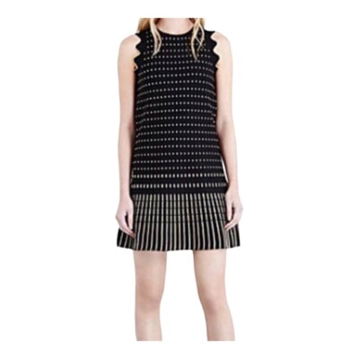 TED BAKER Black Metallic Gold RELIOA Jacquard Knit Drop Waist Dress 0 US 2 XXS | eBay TED BAKER Black Metallic Gold RELIOA Jacquard Knit Drop Waist Dress 0 US 2 XXS | eBay