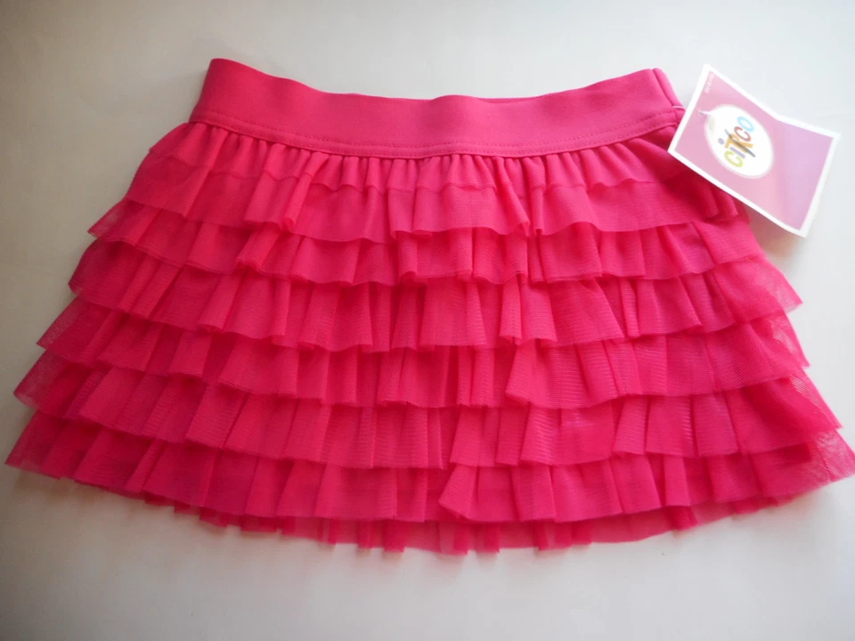 Falda Tutú CIRCO Niñas Capas Volantes Rosa Varias Tallas Nueva con Etiquetas Foto 3 de 3