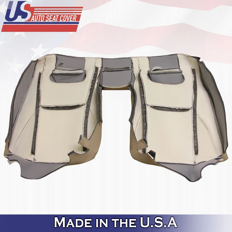 Capa de assento de couro perfurada superior bronzeada 2007 a 2012 para Lexus ES350 2ª fileira - Imagem 4 de 4