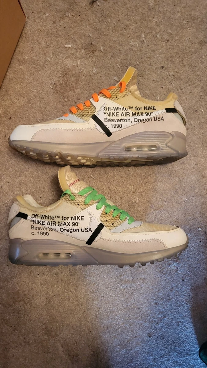 THE 10 NIKE AIR MAX 90 OFF WHITE US12