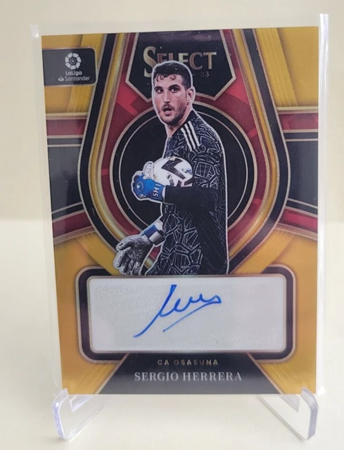 2022-23 SELECT LA LIGA SERGIO HERRERA GOLD PRIZM AUTO #SS-SGH Ser #05/10