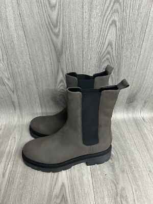 Women’s Jack Wills Grey Suede Platform Ankle Boots UK Size Brand New  UK