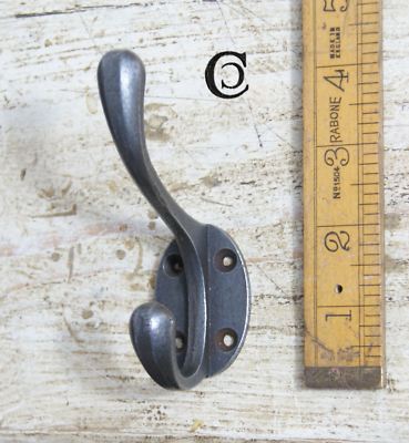 Viktorianischer antiker Eisen Hut & Kleiderhaken - 110 mm (4,3'')