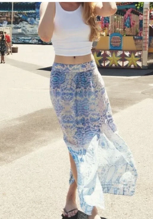 Long skirt with crop top 100 cheap