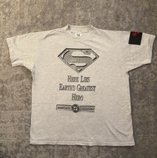 Superman Death Of Vintage TShirt—DC Comics—1992—Single Stitch—Made In USA—Large