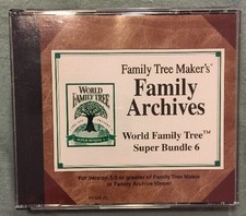 Family Tree Maker's Family Archives World Family Tree Super Bundle 6