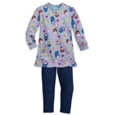 DISNEY STORE WRECK-IT RALPH PANTS SWEATSHIRT SET FUN ICONS RALPH BREAKS INTERNET