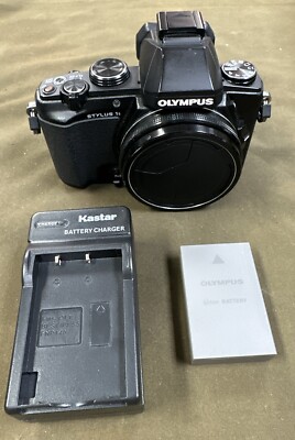Olympus Stylus 1s - 12.0MP Digital Camera - Black (for Parts 