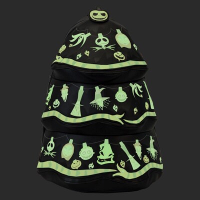 Loungefly Nightmare Before Christmas Tree String Lights Glow  display picture 2