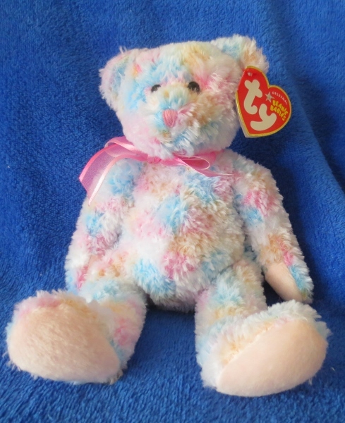 Ty Beanie Baby Twirls Bear W/tag Retired DOB January 5th 2004 for