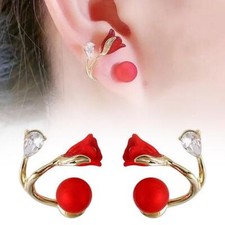 Fashion Tulip Flower Earrings Ear Stud Women Party Wedding Jewelry Gift US