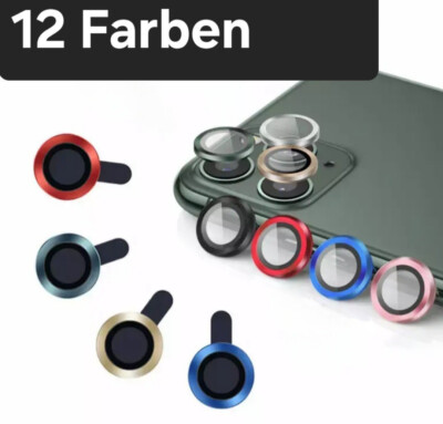 Kamera Schutz für iPhone 11 12 13 14 15 16 Schutz Glas Linsenschutz 
