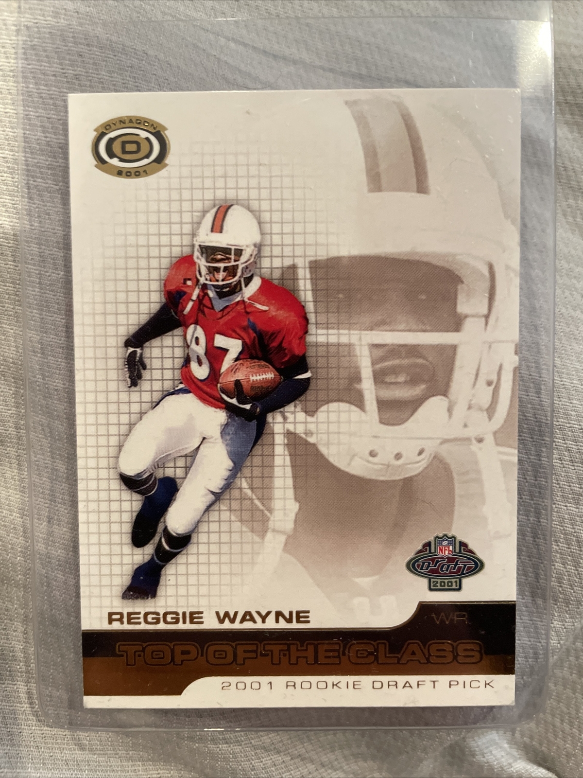 2001 Pacific Dynagon Top of the Class #24 Reggie Wayne RC Rookie Colts