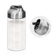 12 OZ Glass Sugar Dispenser with Pour Spout by , Weighted Pourer, for