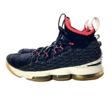 Nike LeBron 15 XV Bright Crimson Basketball Sneakers Mens 11 Shoes AQ2363 002