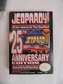 JEOPARDY 25TH ANNIVERSARY NES NINTENDO VIDEO GAME COMPLETE IN BOX 