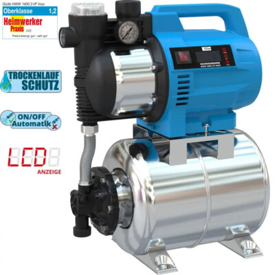 Güde Hauswasserautomat  Hauswasserwerk HWW 1400.3 VF INOX Gartenpumpe  4800 L/h