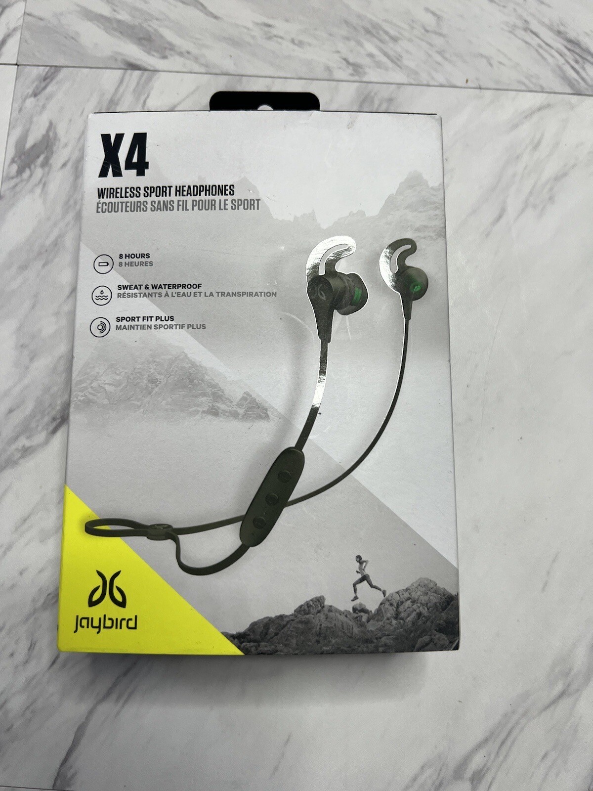 Jaybird X4 Wireless Bluetooth Headphones Sweat Proof for Sport Fitness
