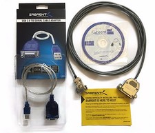 25FT - Fanuc RS232 Serial Cable DB9F to DB25M CNC DNC for PC/Laptop Send Program