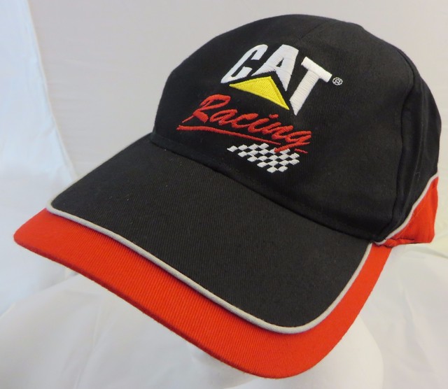 CAT Racing Caterpillar cap hat adjustable buckle eBay
