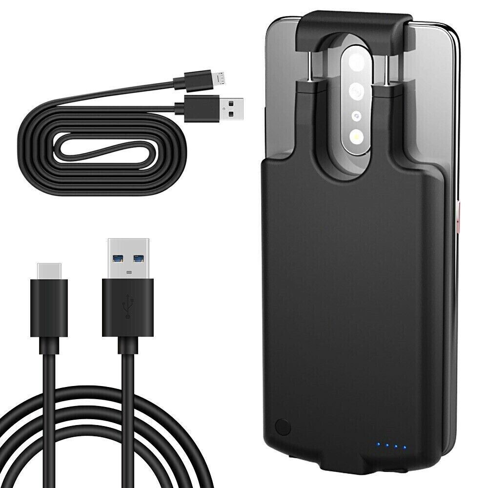 10000mAh Power Bank Battery Charger Case 2x Cable for ZTE MA