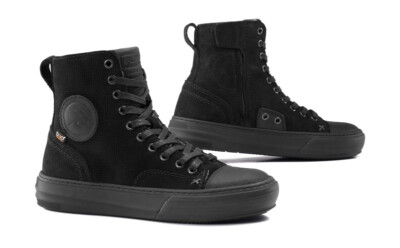 Falco Ladies Lennox 2 Urban Full Grain Leather Motorcycle Protected Shoes