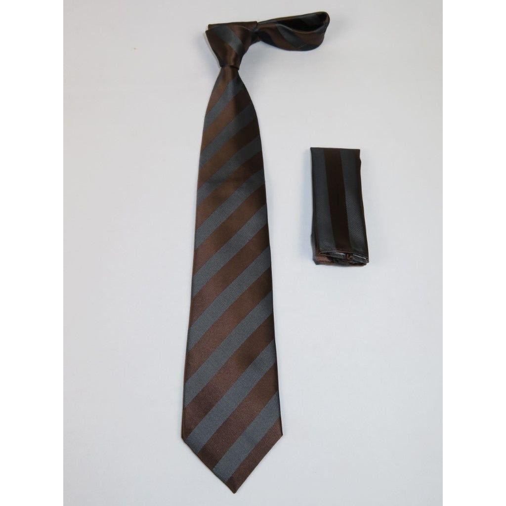 Мужской галстук/носовой платок Vito Rofolo из мягкой микрофибры Silky by J.Valintin VTR-67